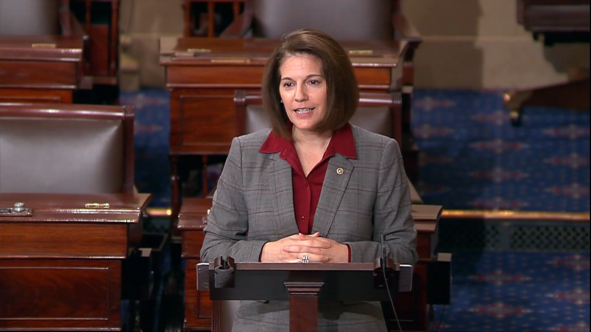 Cortez Masto Bids Heller Farewell